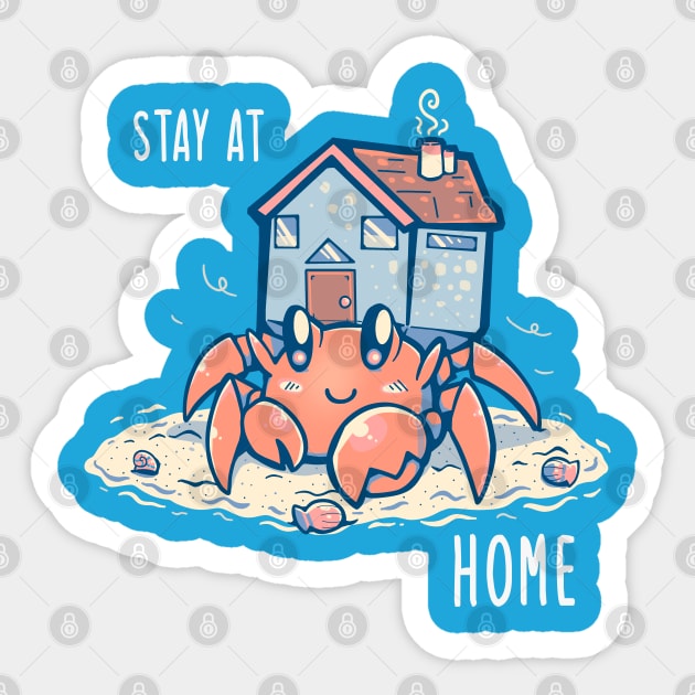 Stay at Home Hermit Sticker by TechraNova